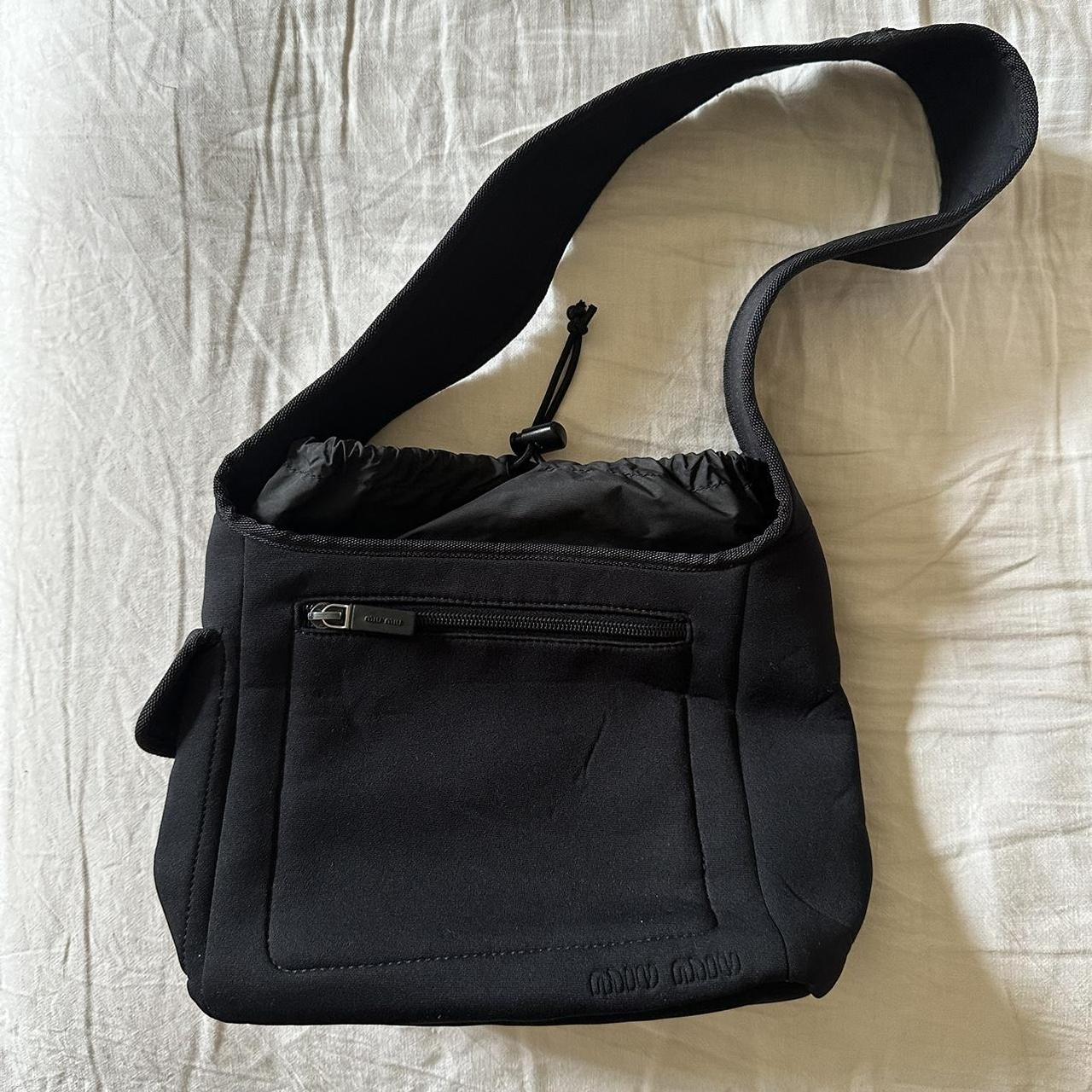 Vintage miu miu archive 90’s sling shoulder bag with...