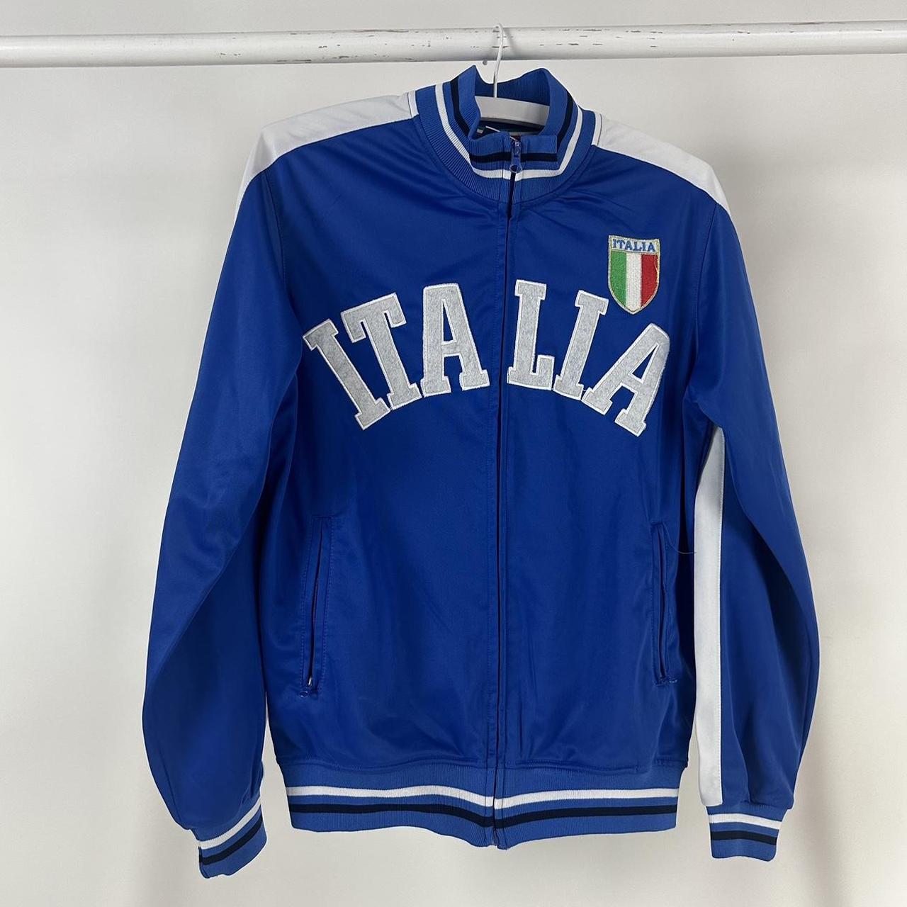 Sick vintage italia spell out track top perfect all... - Depop