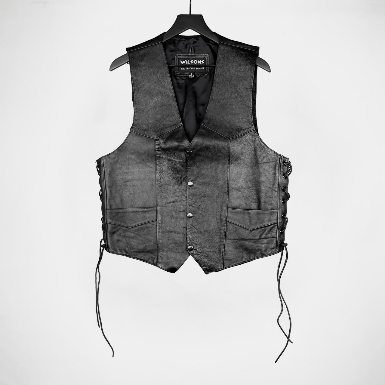 wilson leather vest