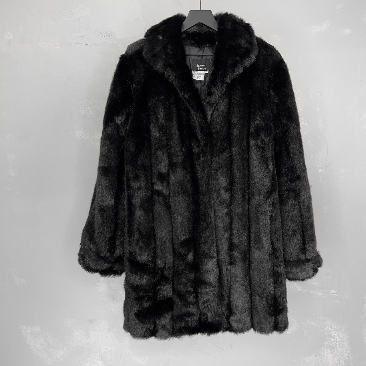 dennis basso black coat