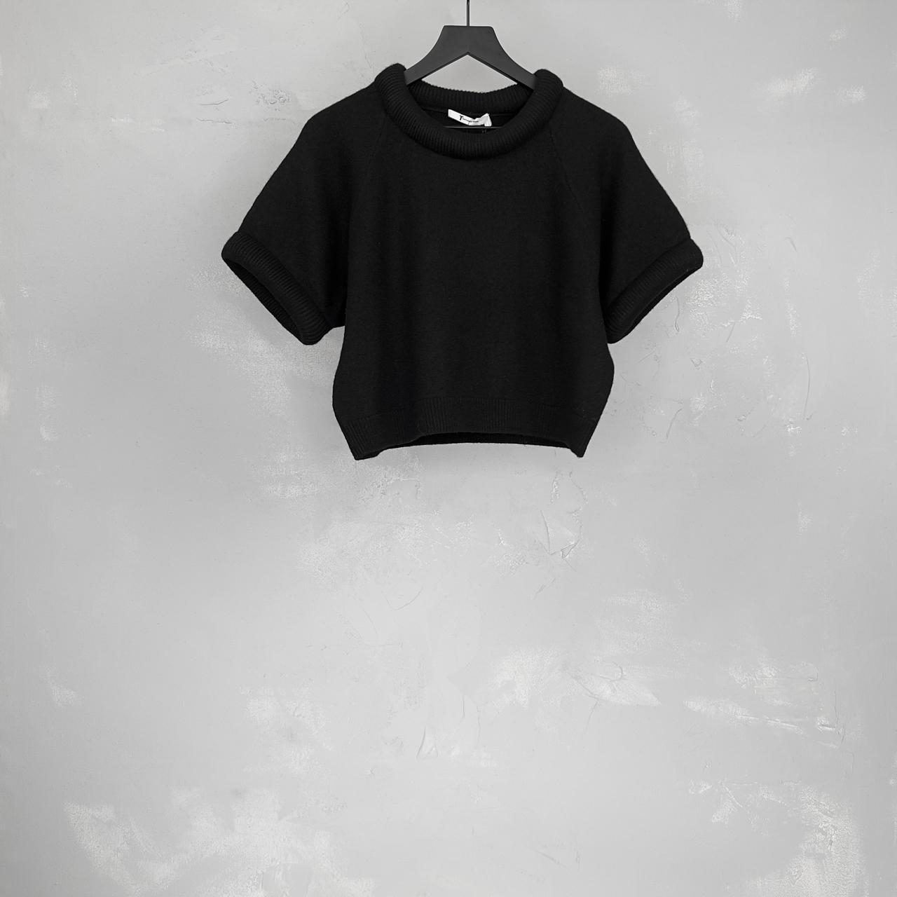 CROPPED WOOL JUMPER - ALEXANDER WANG for WOMEN