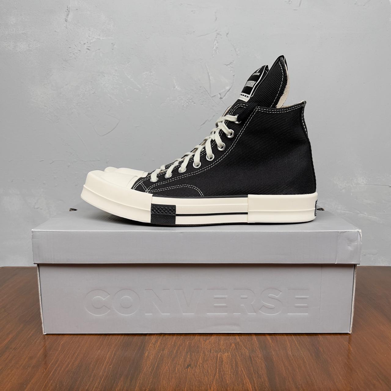 RICK OWENS x CONVERSE 2021 collaboration between... - Depop