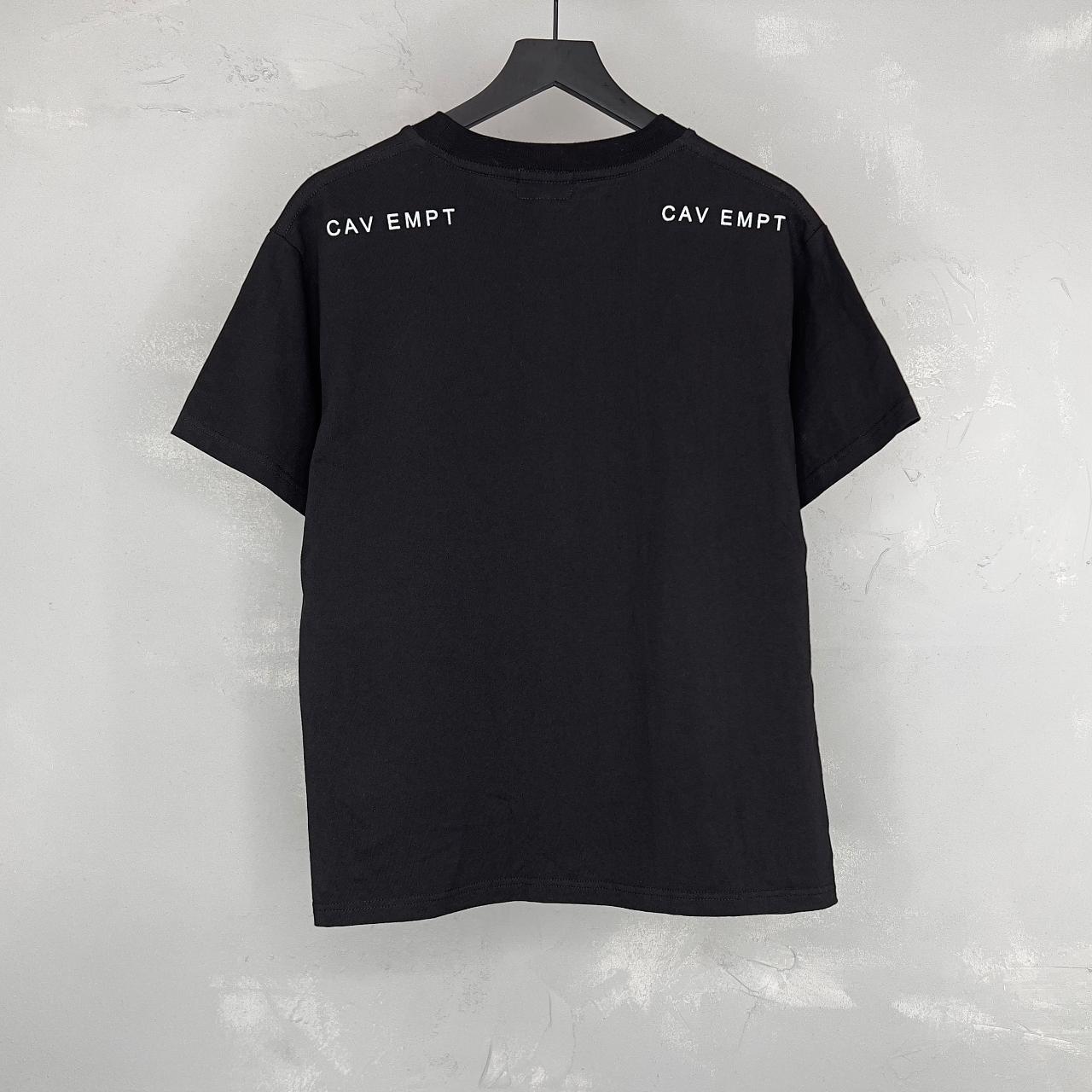 CAV EMPT Black cotton jersey knit t shirt. Screen Depop