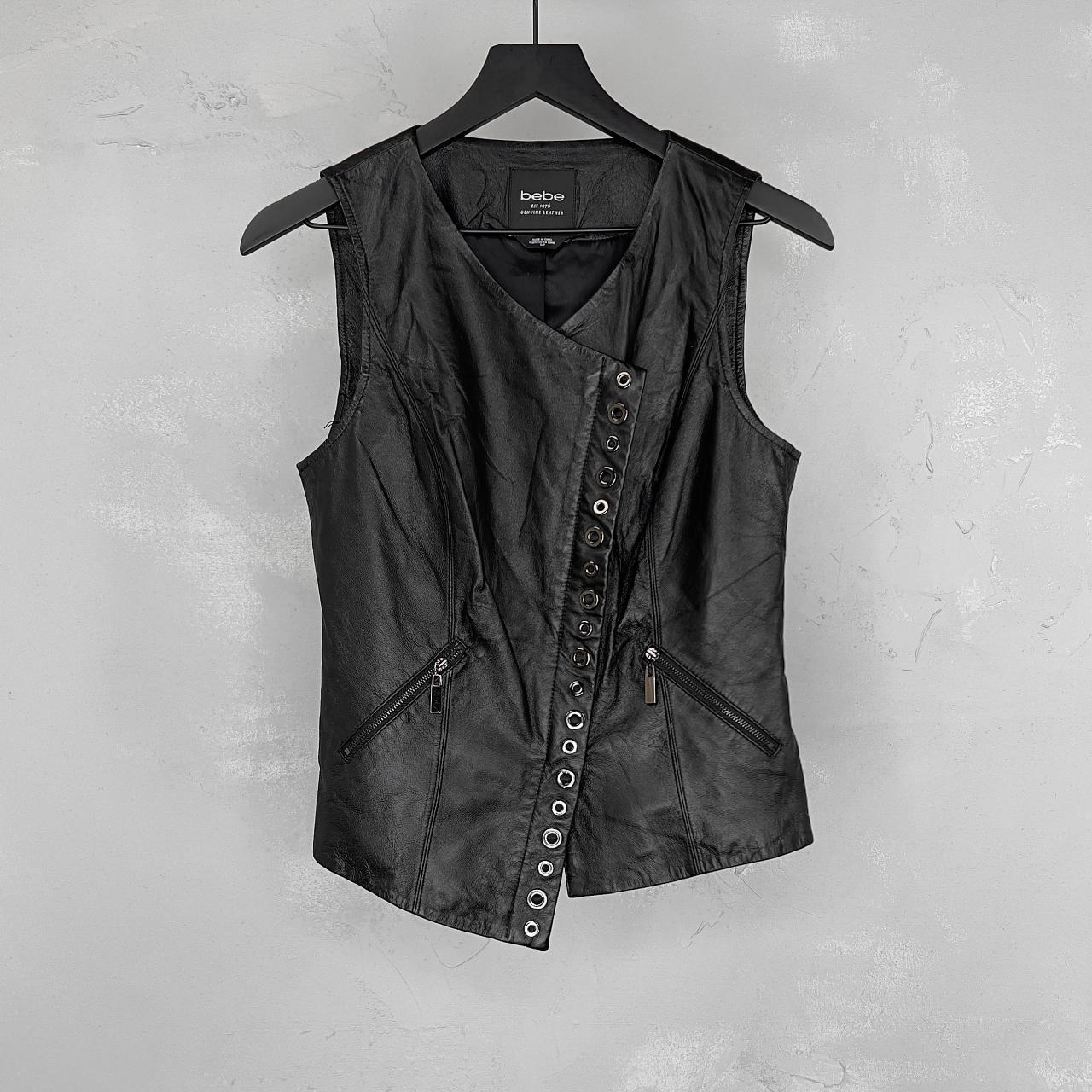 Bebe 2025 leather vest