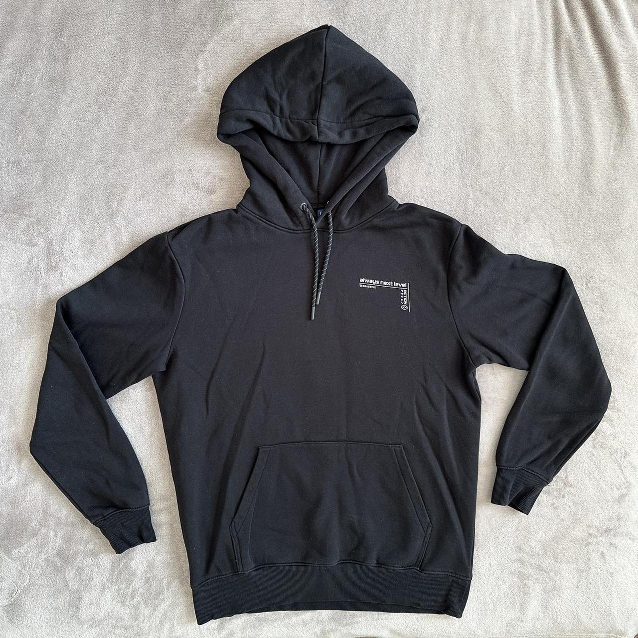 Black Male Reflective H M Hoodie Reach For The Depop