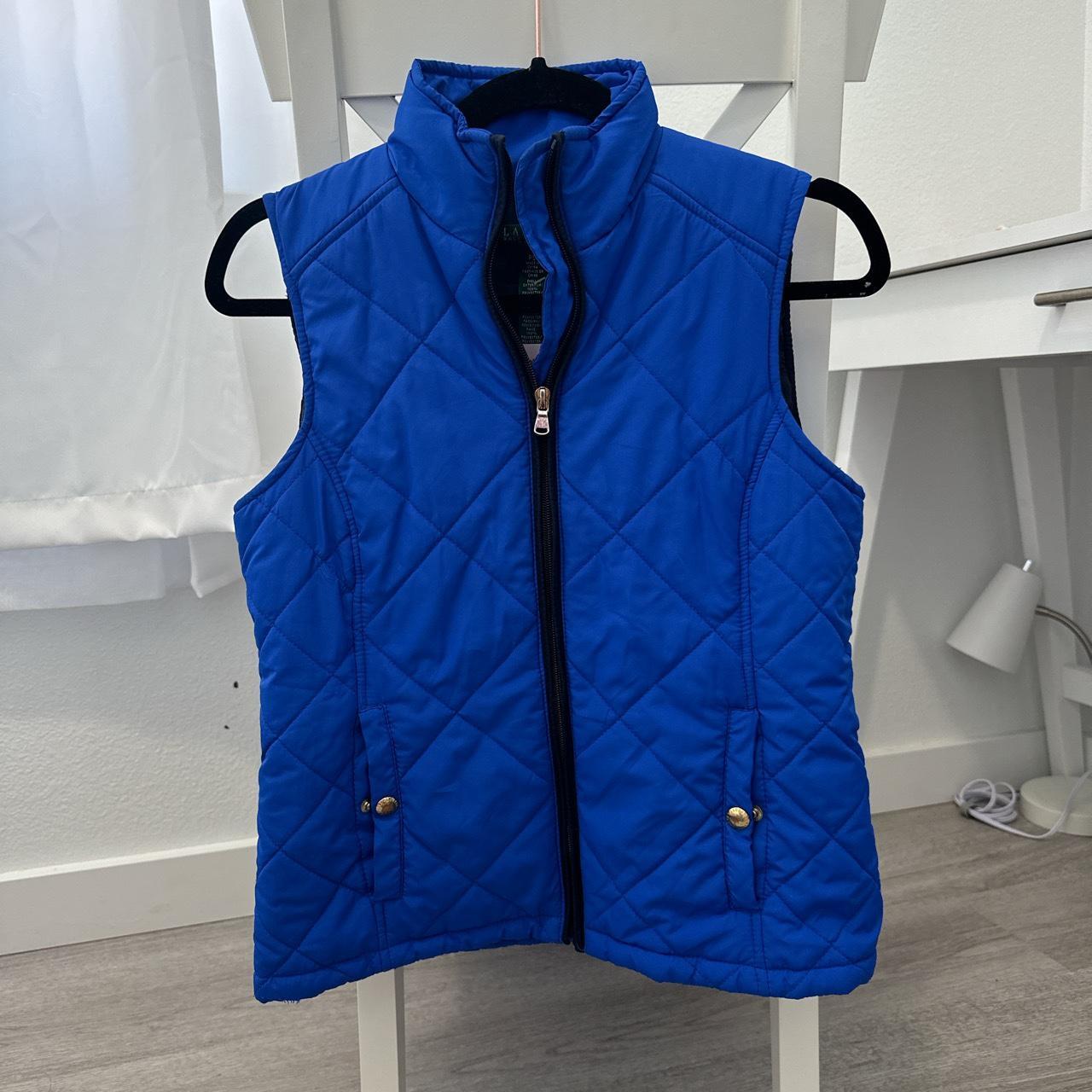 Royal blue bubble clearance vest