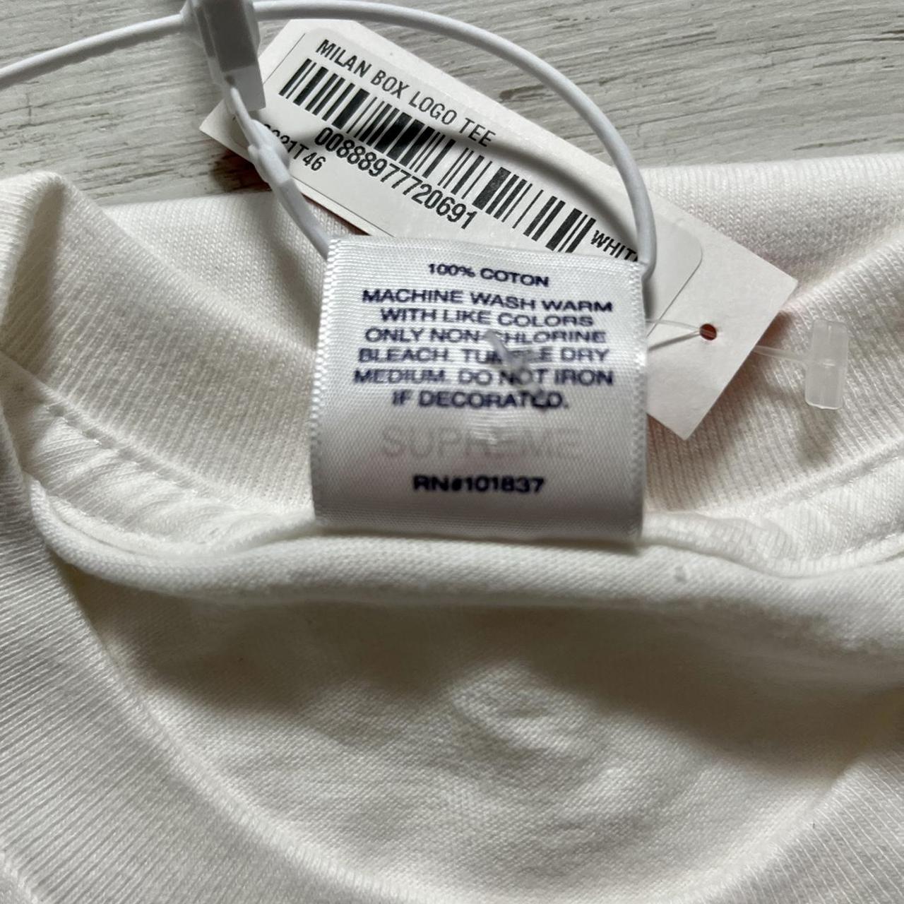 【送料・関税込み】Supreme Milan Box Logo Tee White Supreme Milan Box Logo Tee White | Hype Clothinga