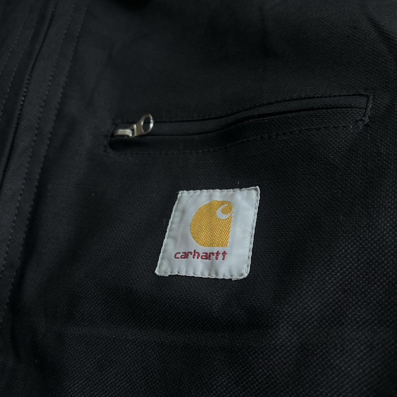 RARE Carhartt Detroit Reworked Jacket Black OUT 🔥... - Depop