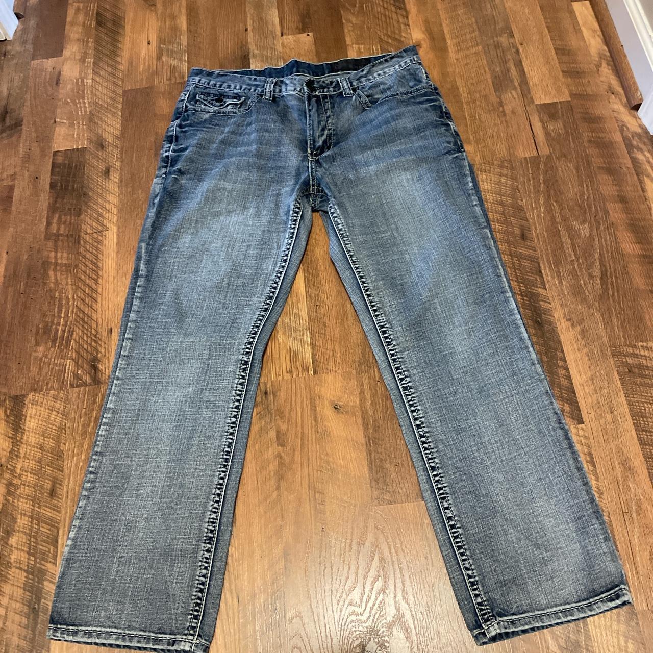 Axel brand stitched jeans - Depop