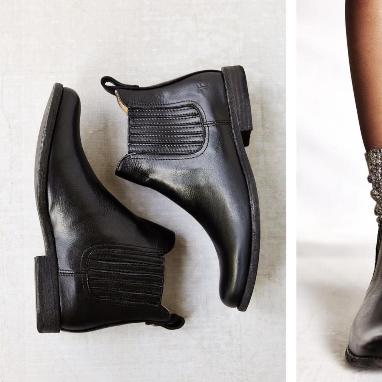 frye black booties