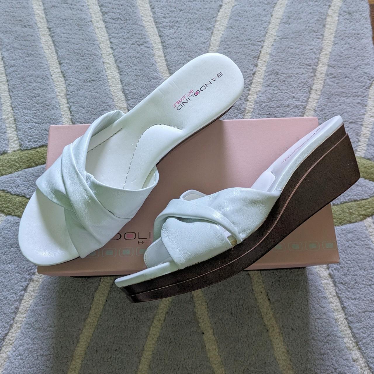 Bandolino white sandals online