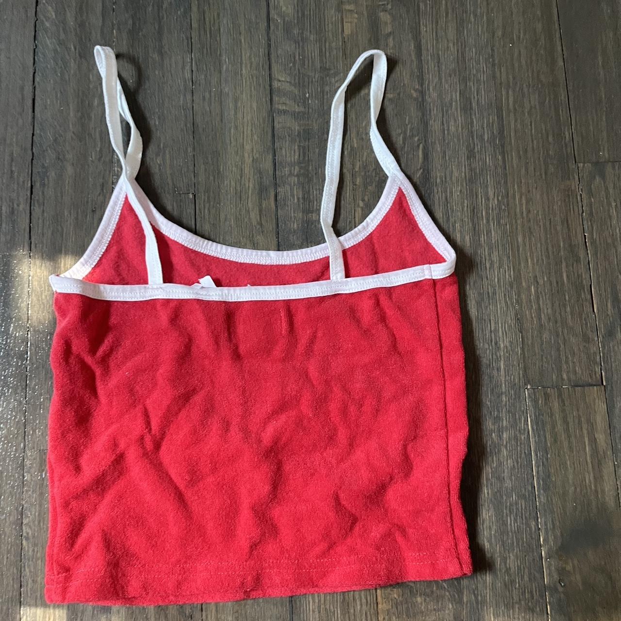 Playboy Women's Red Vest | Depop