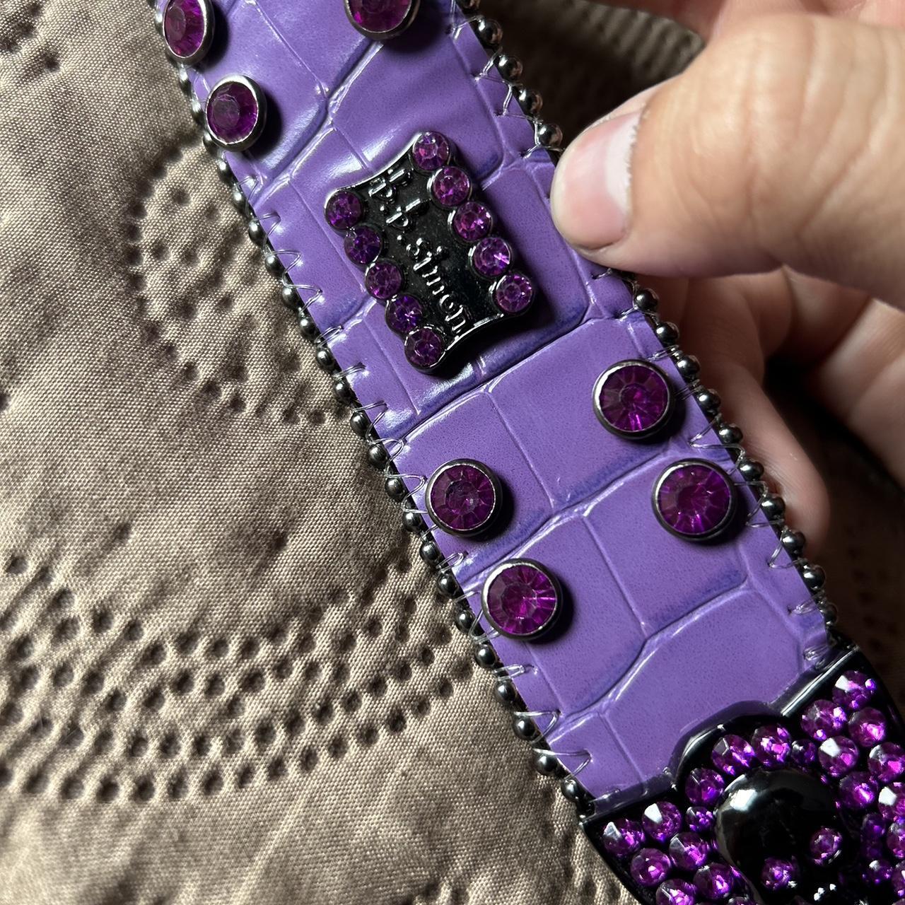 Bb Simon Men's Belt - Purple