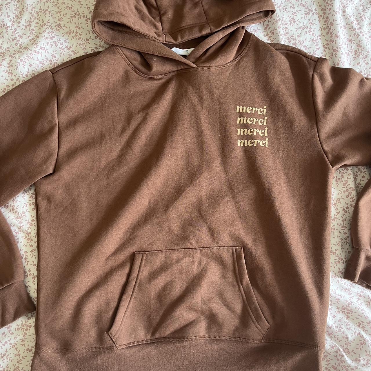 ｡ﾟﾟ･｡･ﾟﾟ｡ ﾟ。 primark brown hoodie size... - Depop