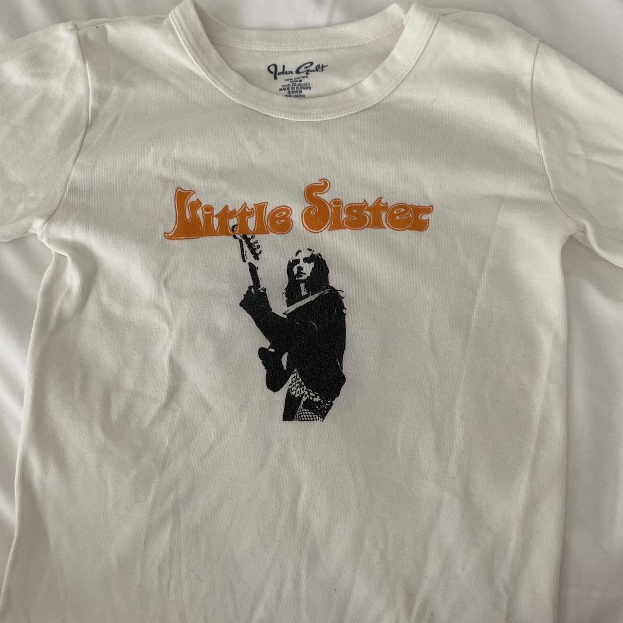 Brandy Melville Litte Sister Band Long Sleeve Sooo... Depop