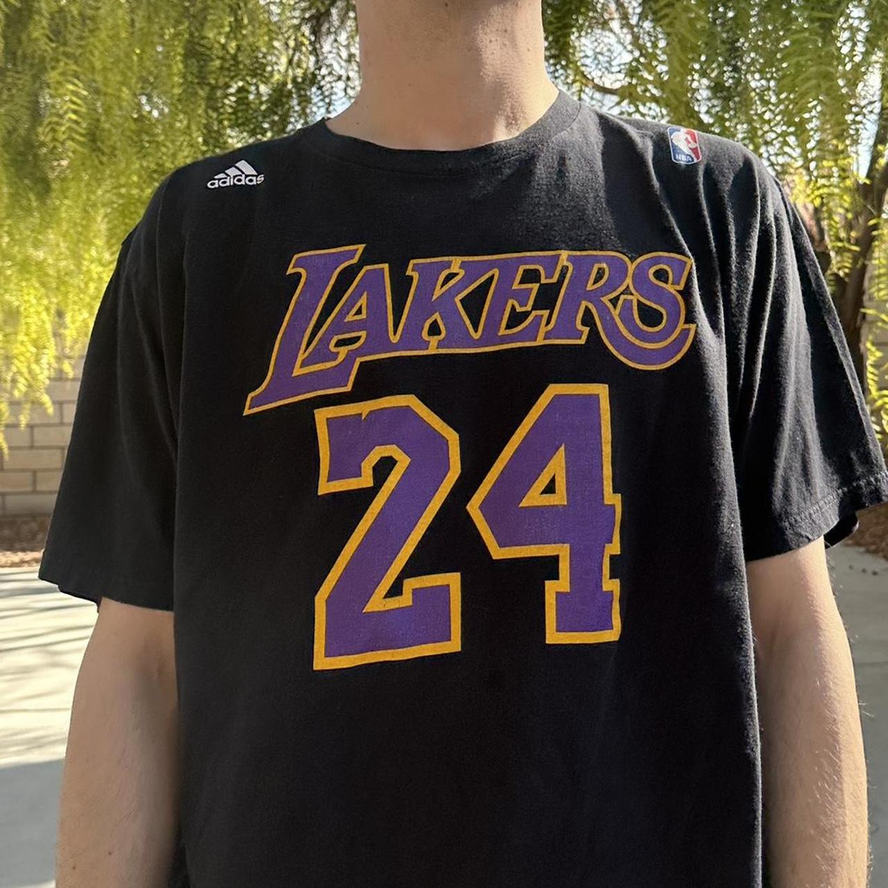 Kobe Adidas Black Mamba T-Shirt 22.5 inches pit to - Depop