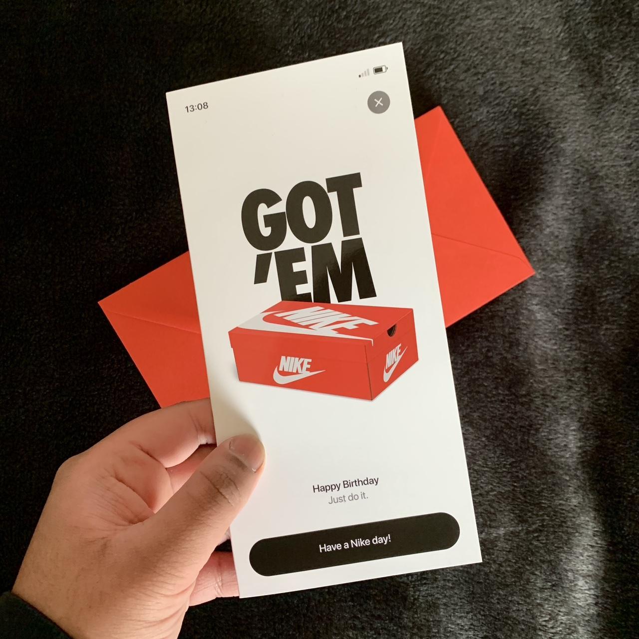 Set of 3x Nike SNKRS app “Got 'Em” birthday | Depop