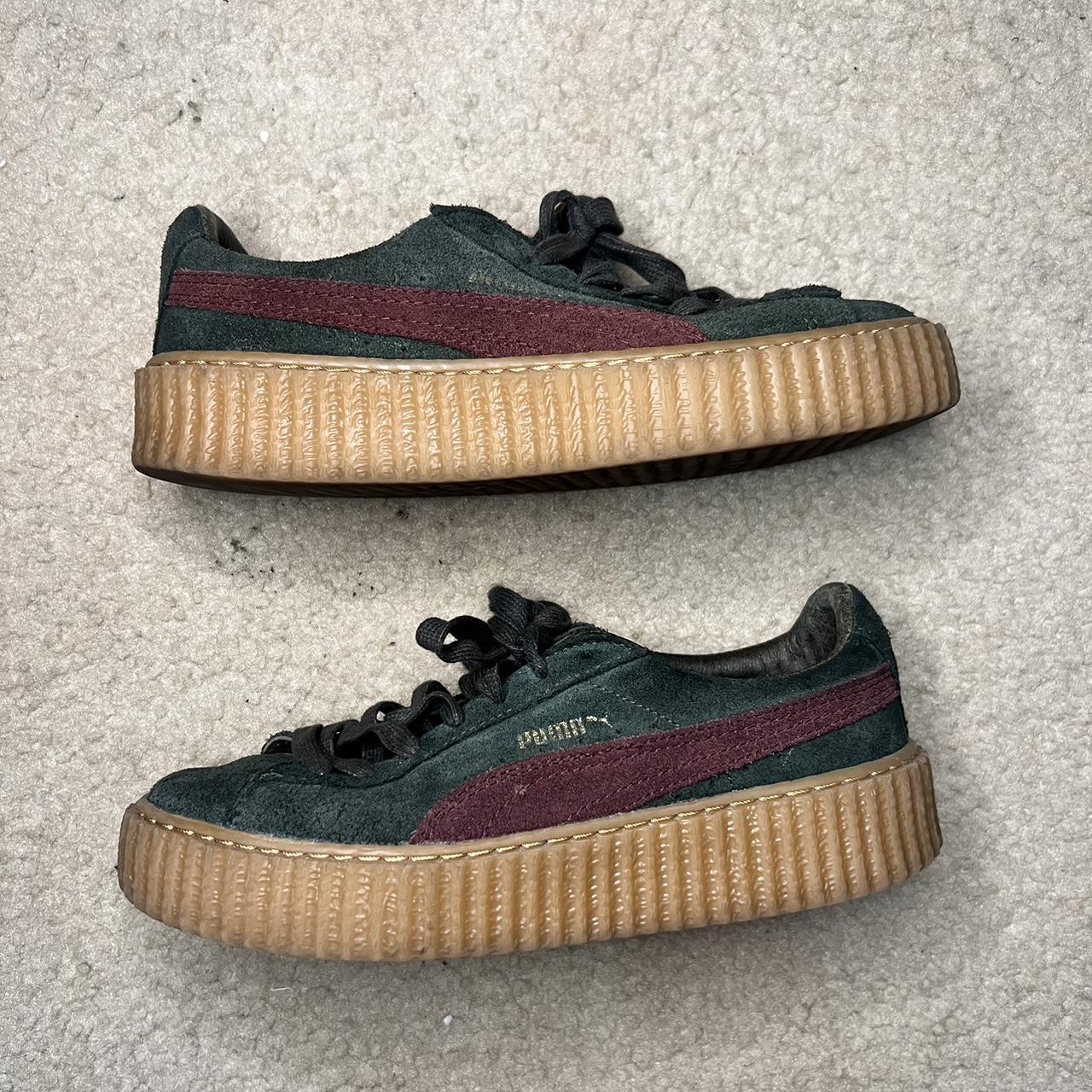 fenty puma green creepers