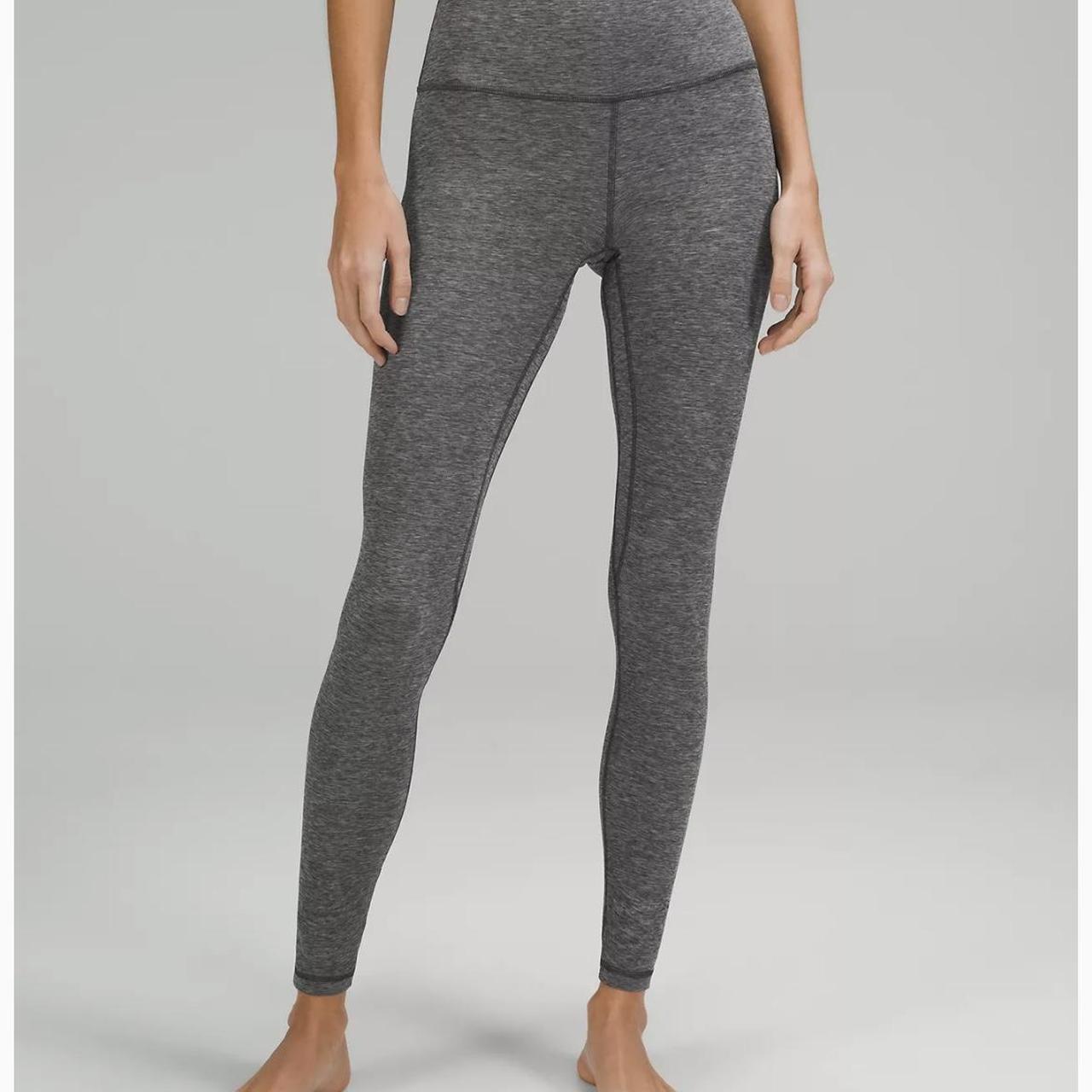 Heather grey lululemon pants best sale