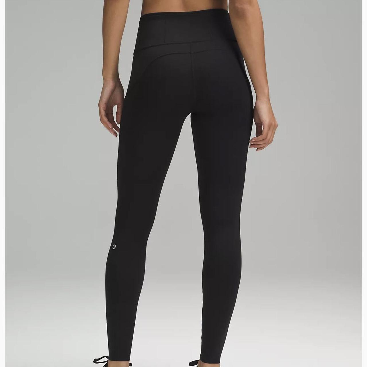 Lululemon Leggings Leggings Just Below Knee Black Lululemon Fast