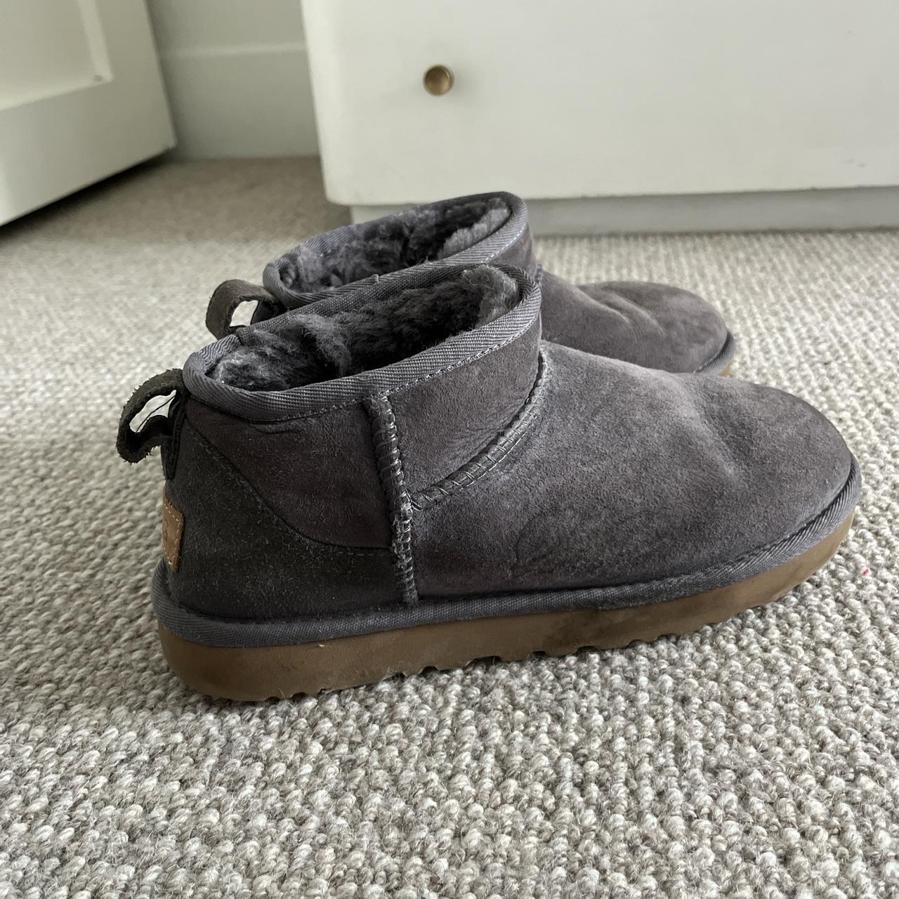 Women’s 7 Ultra Mini Uggs Stain shown on front... Depop