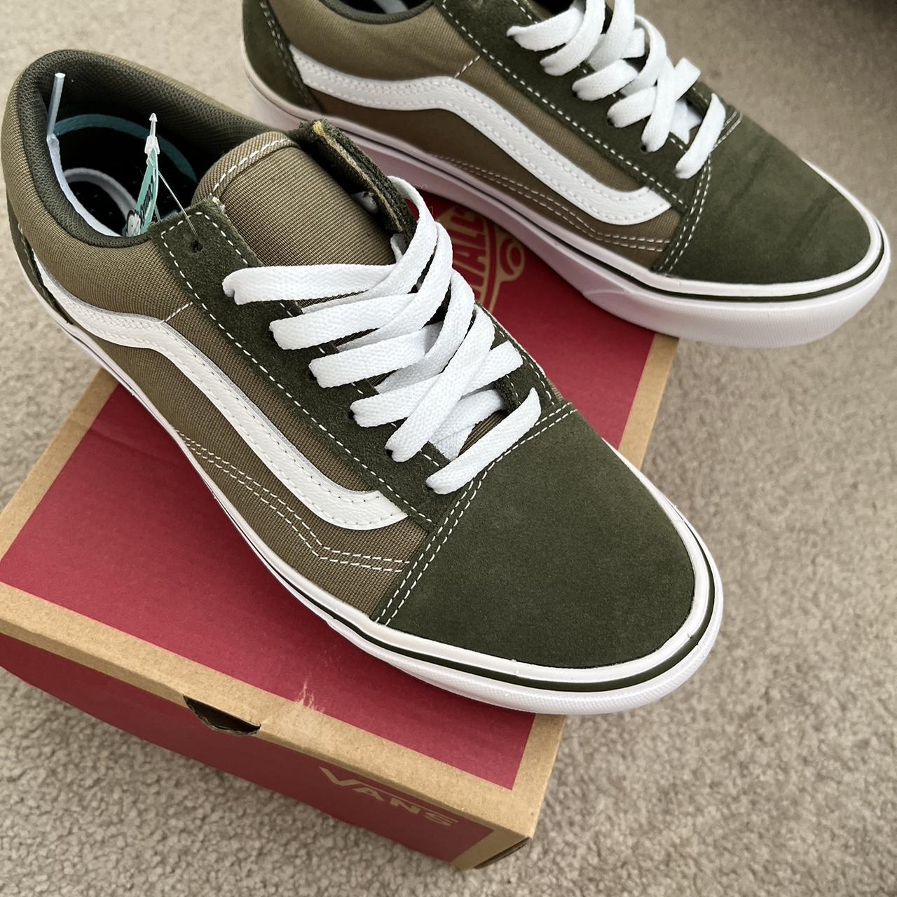 Khaki vans old skool womens hotsell