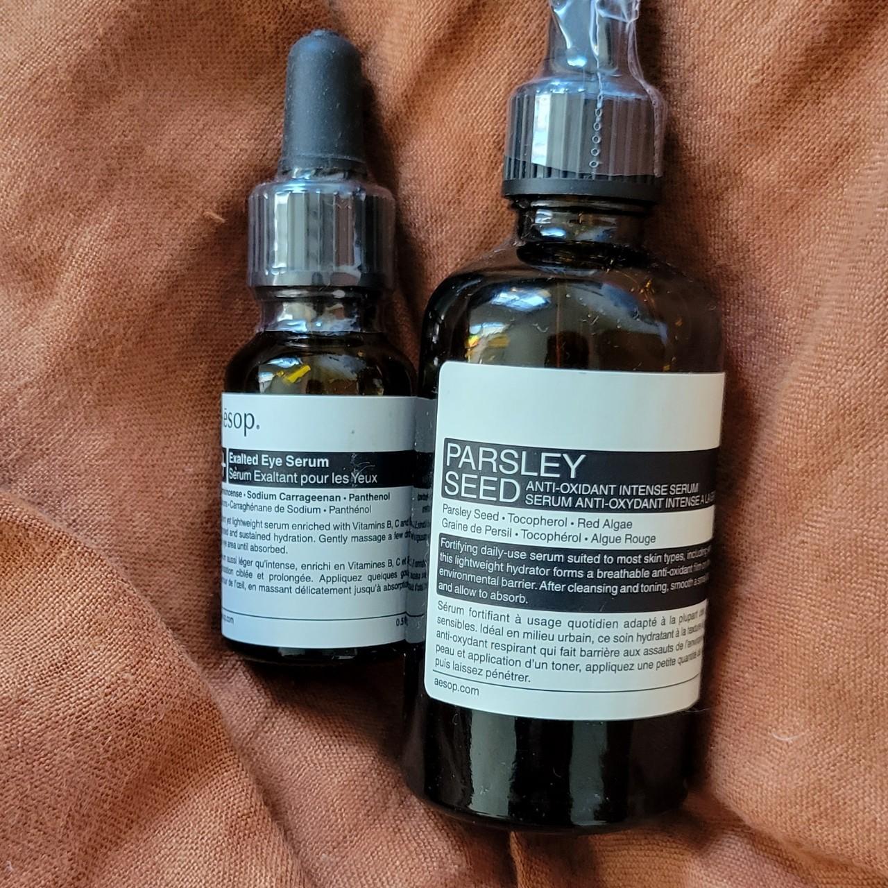 Set of Aesop serums. Exalted Eye Serum (retail 105)... Depop