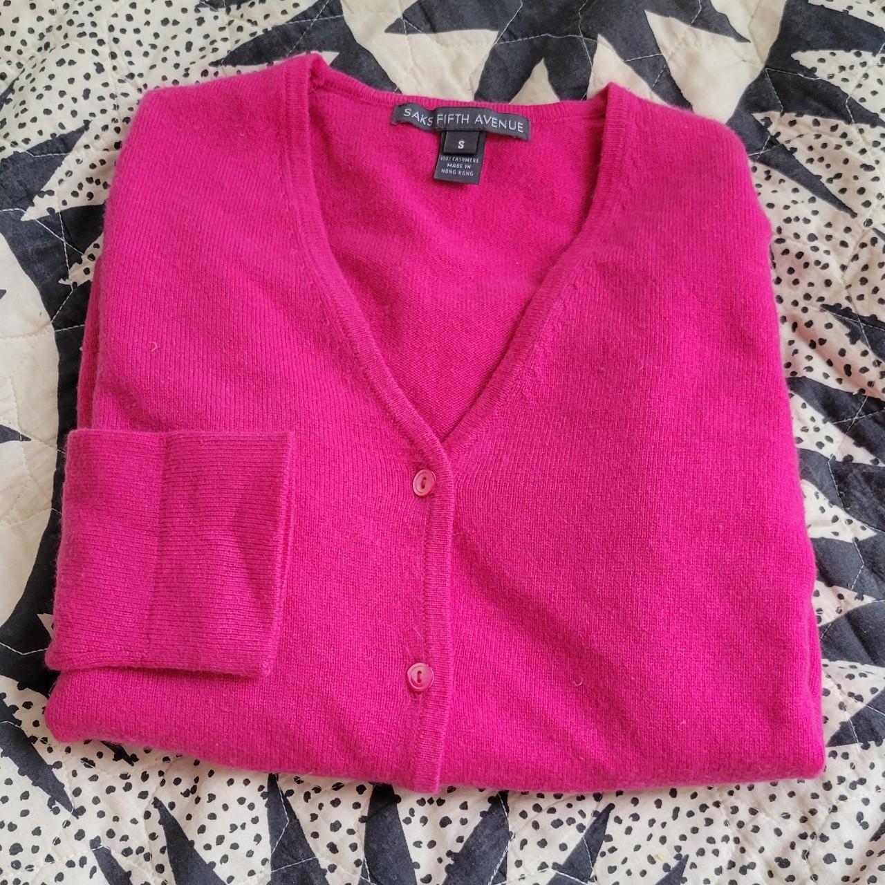 Saks fifth avenue outlet cashmere cardigan