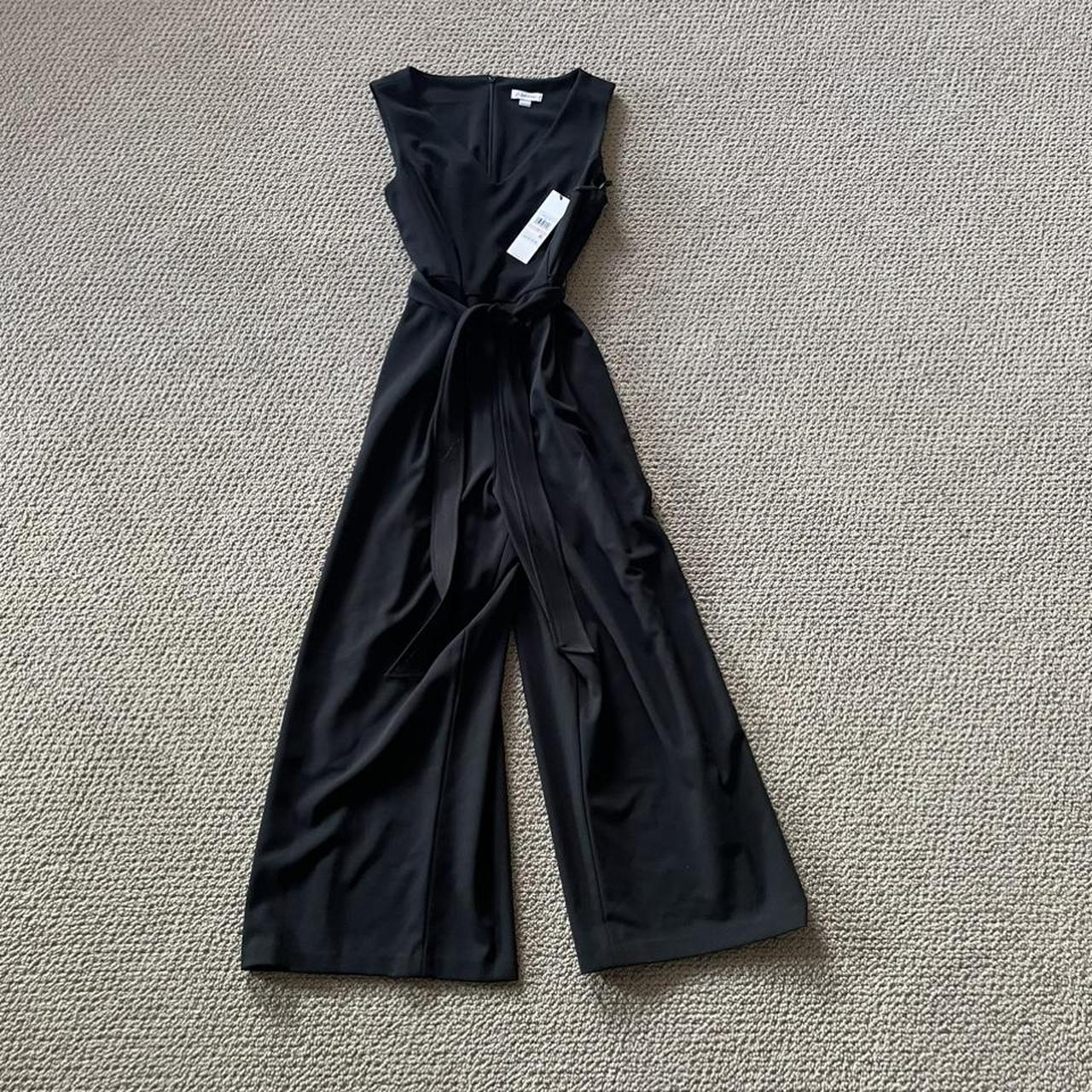 Calvin Klein Womens Black Jumpsuit Depop 9697