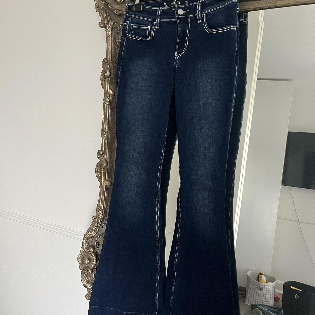 low rise hollister jeans size 24 waist - Depop