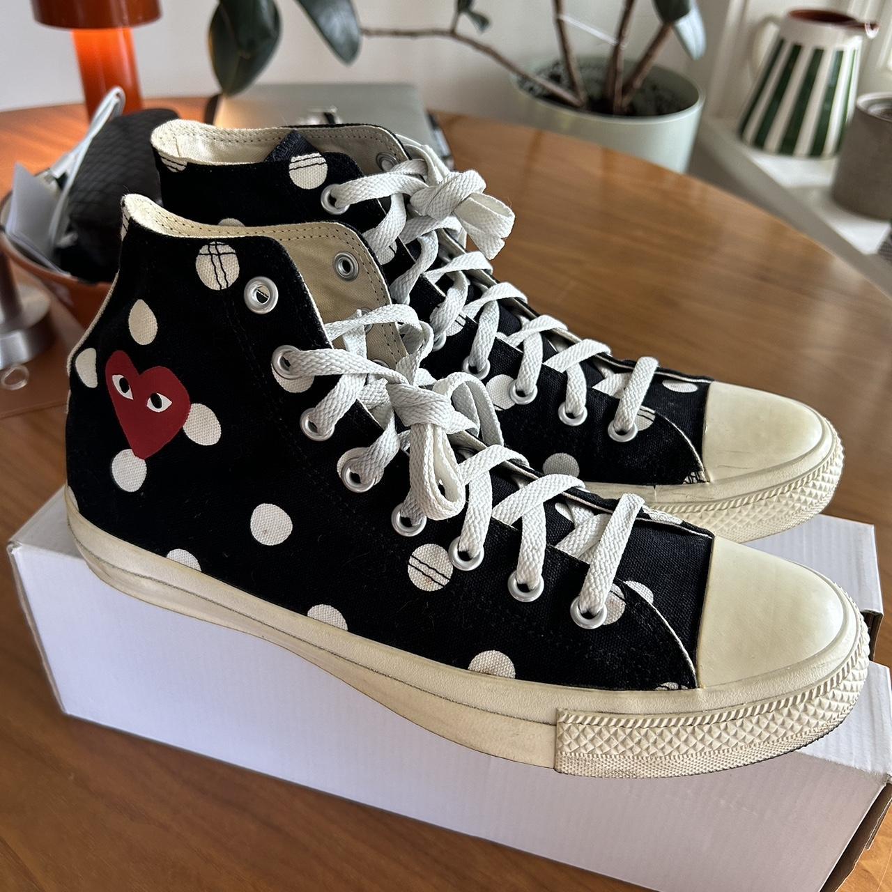 CDG converse collab Japan exclusive Shoes have. Depop