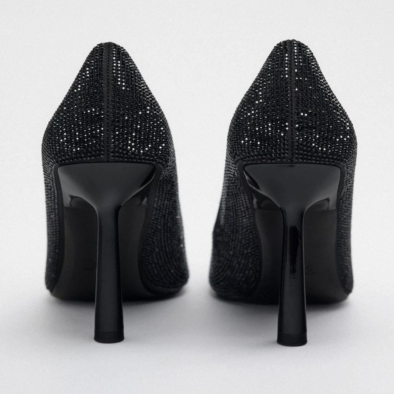 Zara black best sale high heels