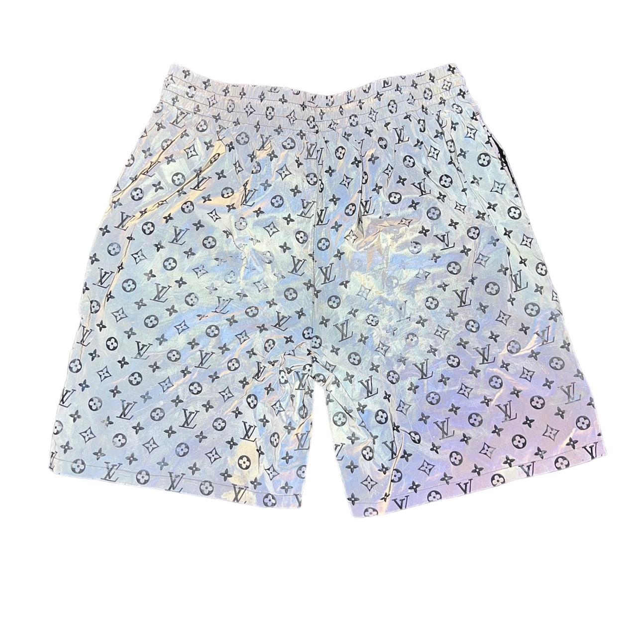 LV reflective swim shorts - Depop