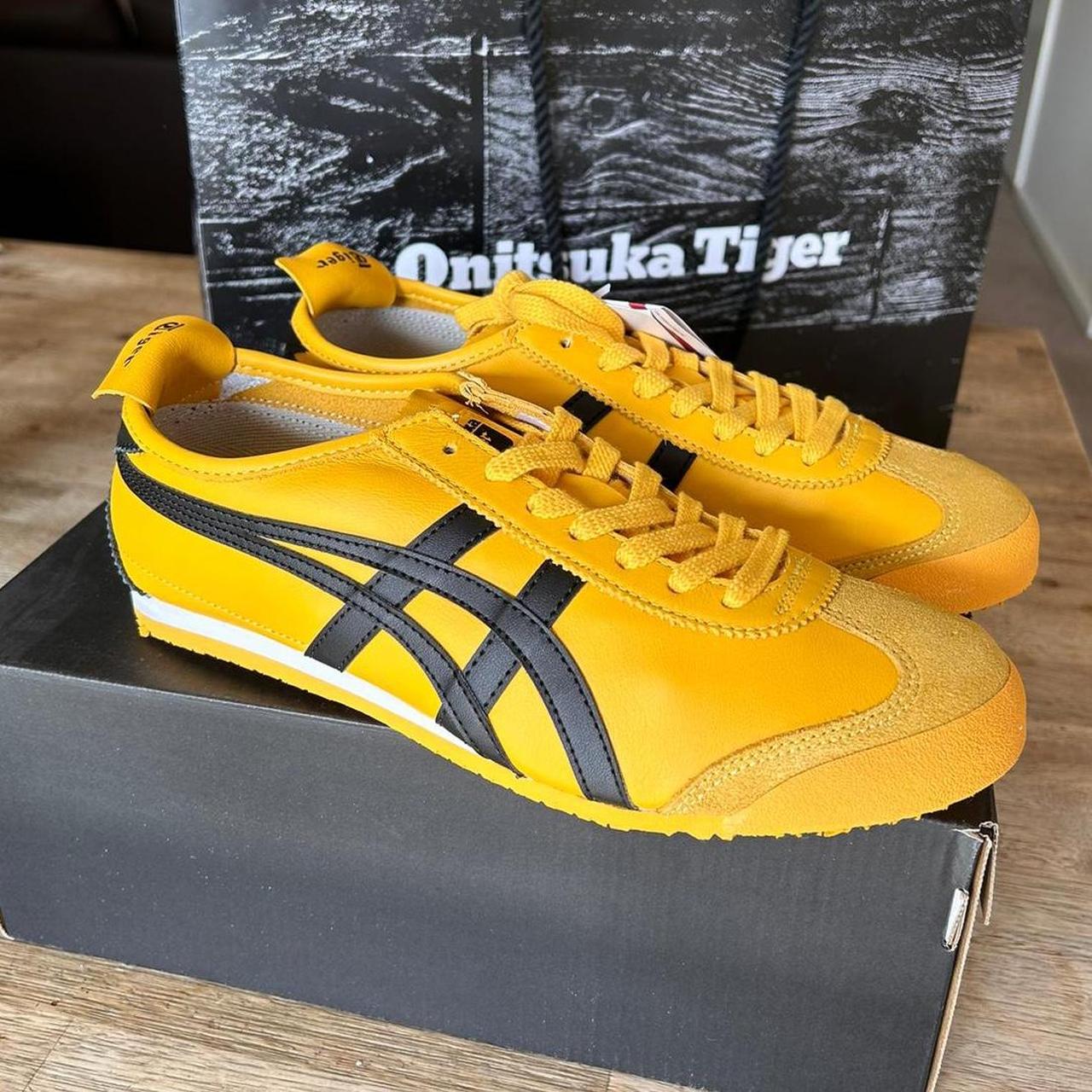 Mexico 66 Onitsuka Tiger yellow and black (kill... - Depop