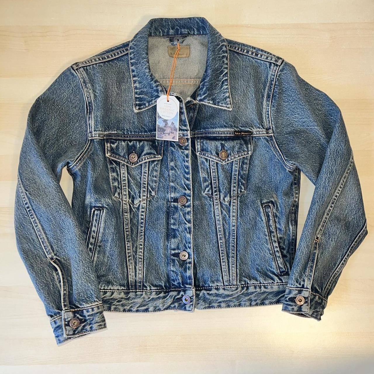 Nudie Jeans ‘Vintage’ Denim Jacket XS 15.2 oz.... - Depop