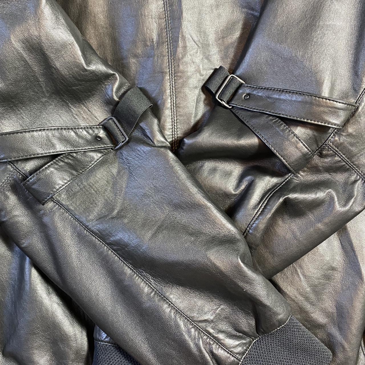 Helmut lang leather harness bomber Retails for... - Depop