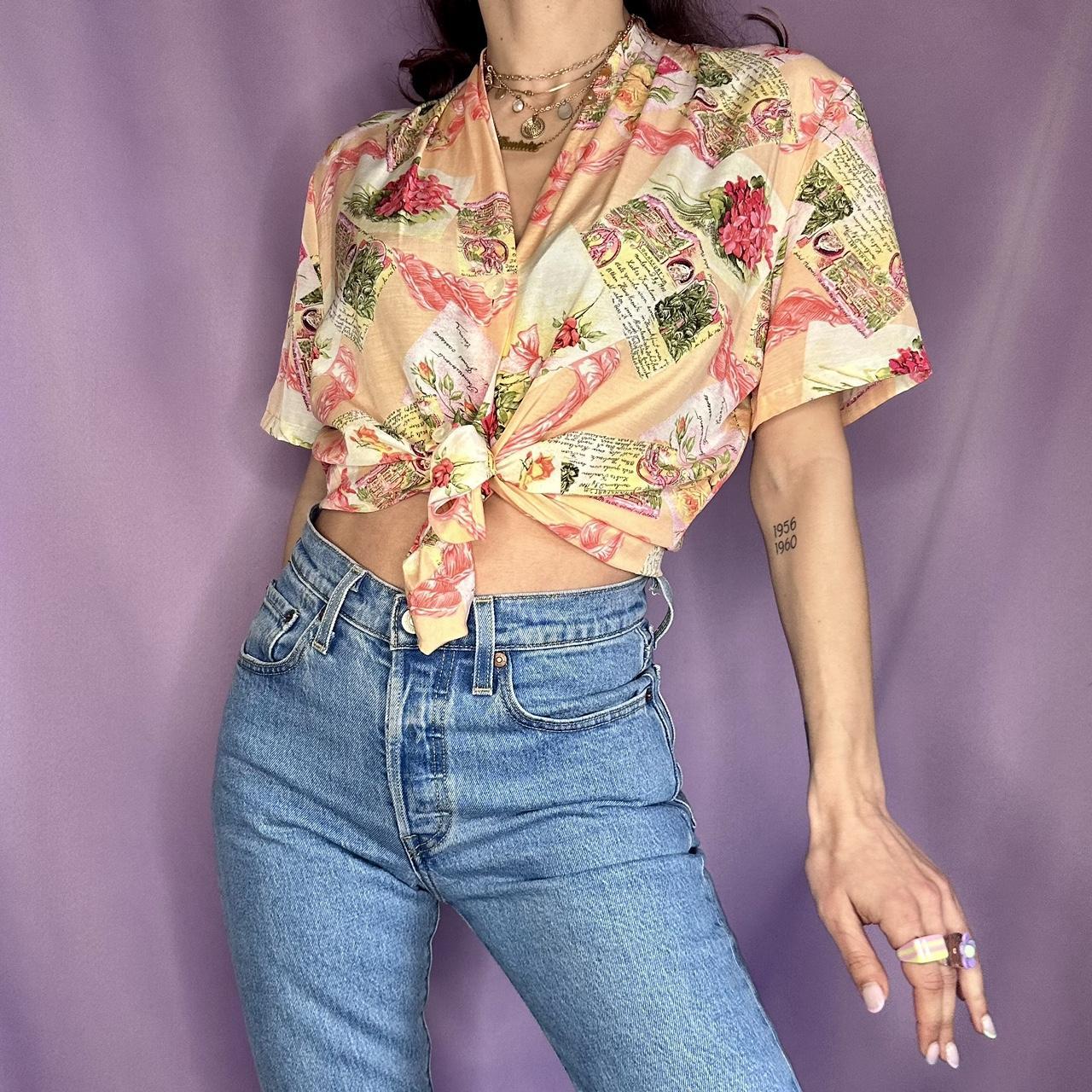 St Michael Women's multi Shirt Depop