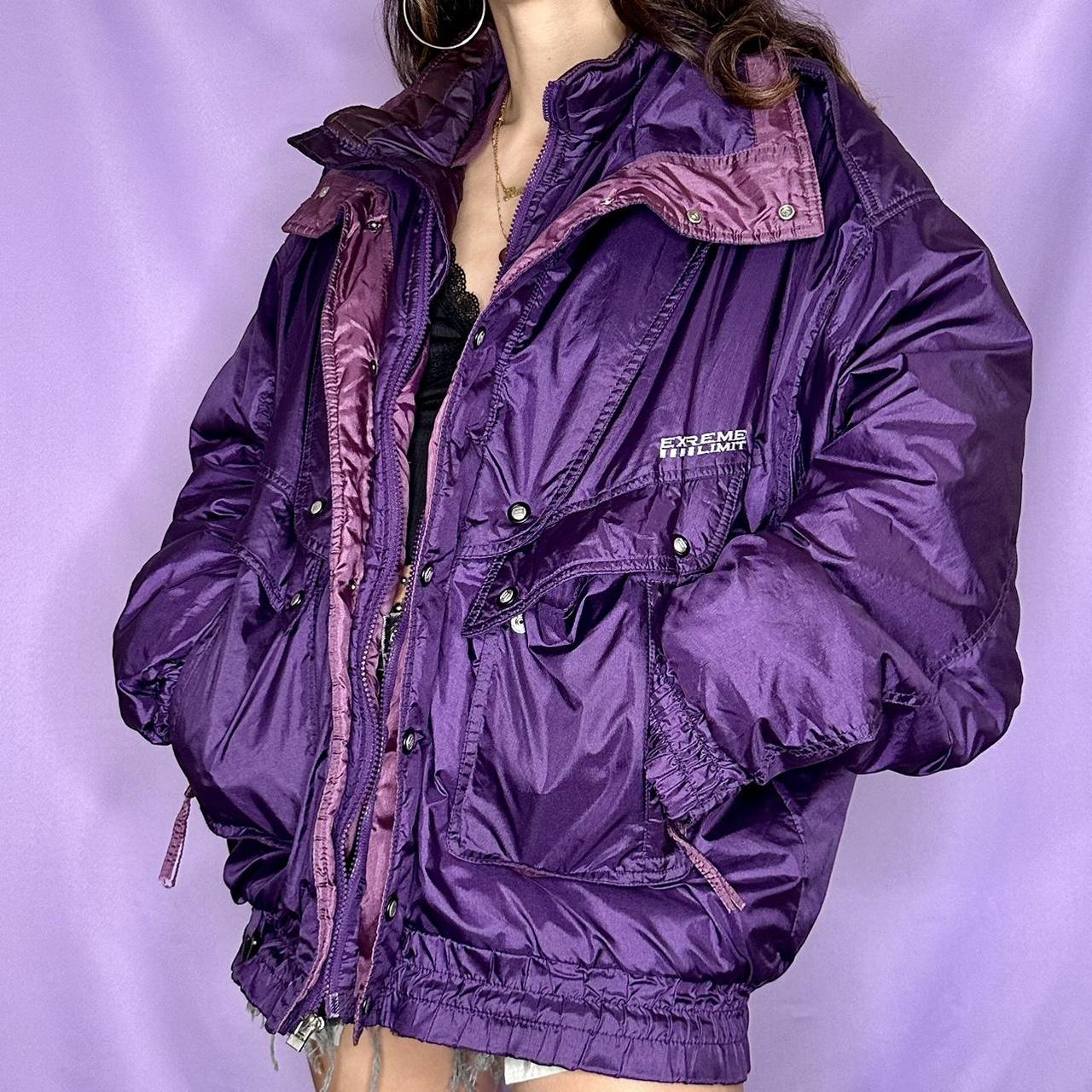 Vintage Purple Ski Jacket Super cool Vintage 90s... Depop