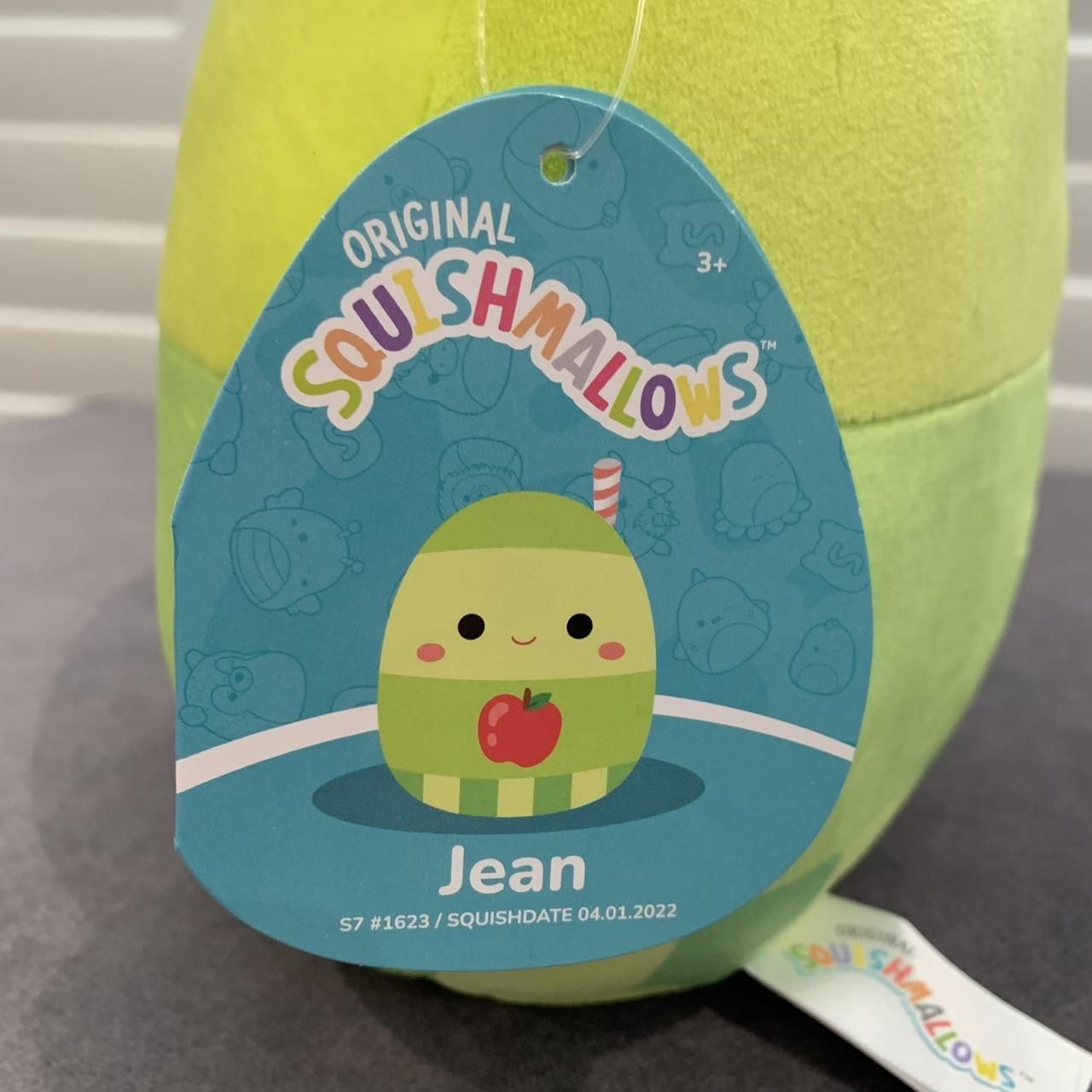 Jean The Apple Juice Box 7.5” Squishmallow Brand New... - Depop