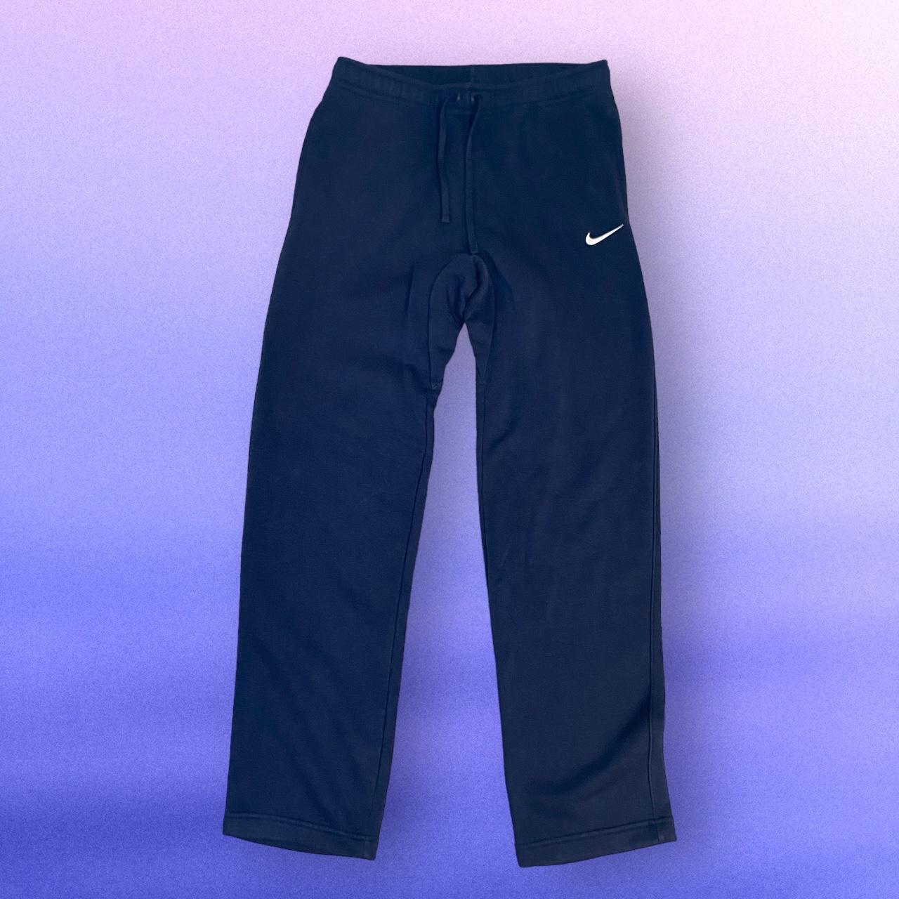Nike navy blue tracksuit bottoms Size on the tag... Depop