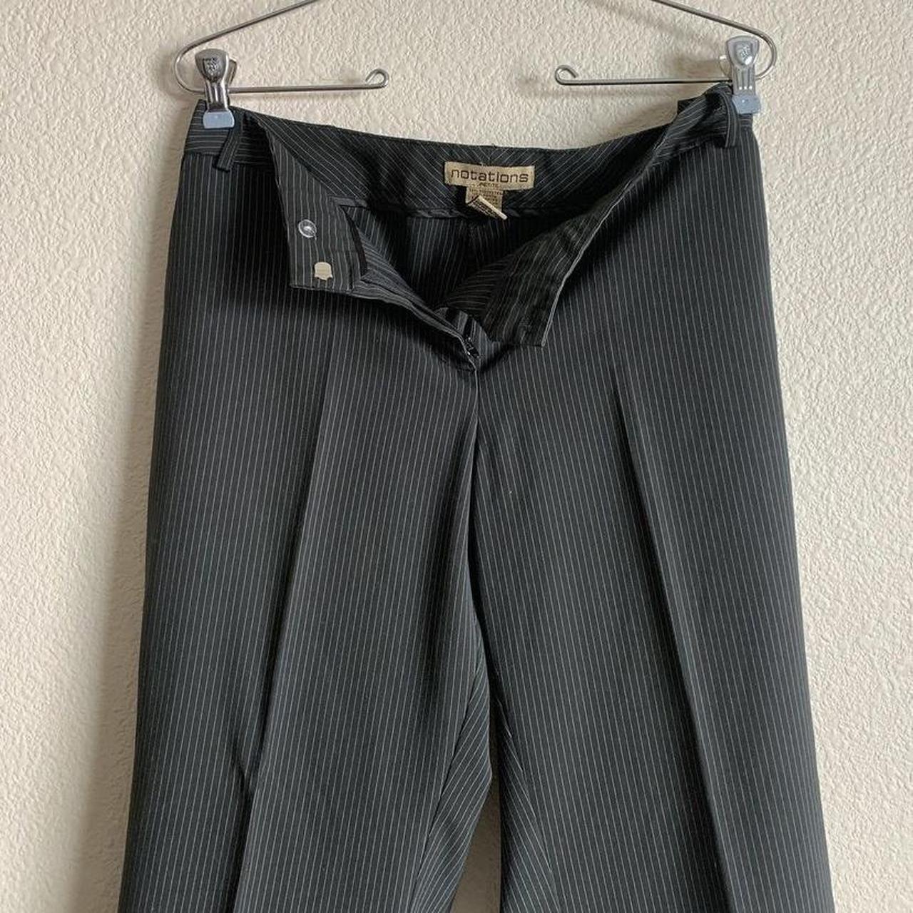 Notations Women's Black and Grey Trousers