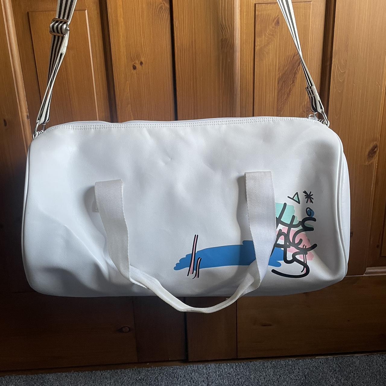 White adidas skateboarding duffle bag Great