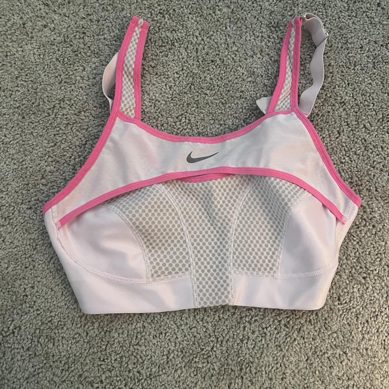 Pink Nike sports bra No pads Size XS Depop