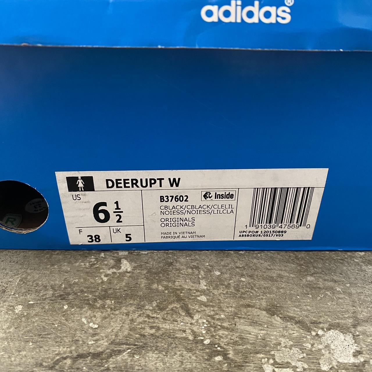 Adidas Originals Women's Black and Pink Trainers Depop