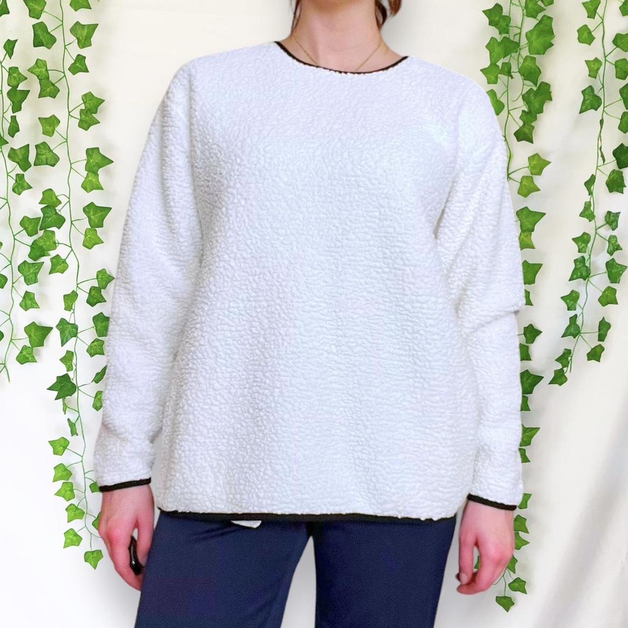 Lands end cheap white sweater