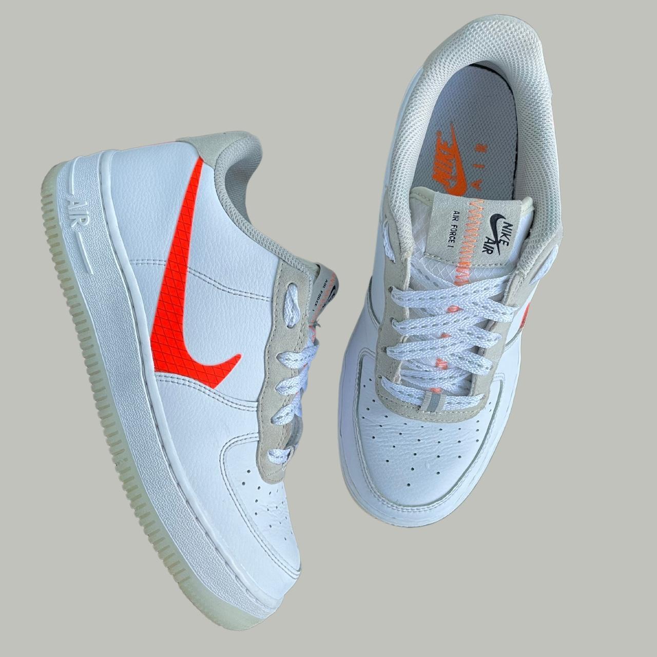Nike Air Force 1 07 LV8 Orange Swoosh