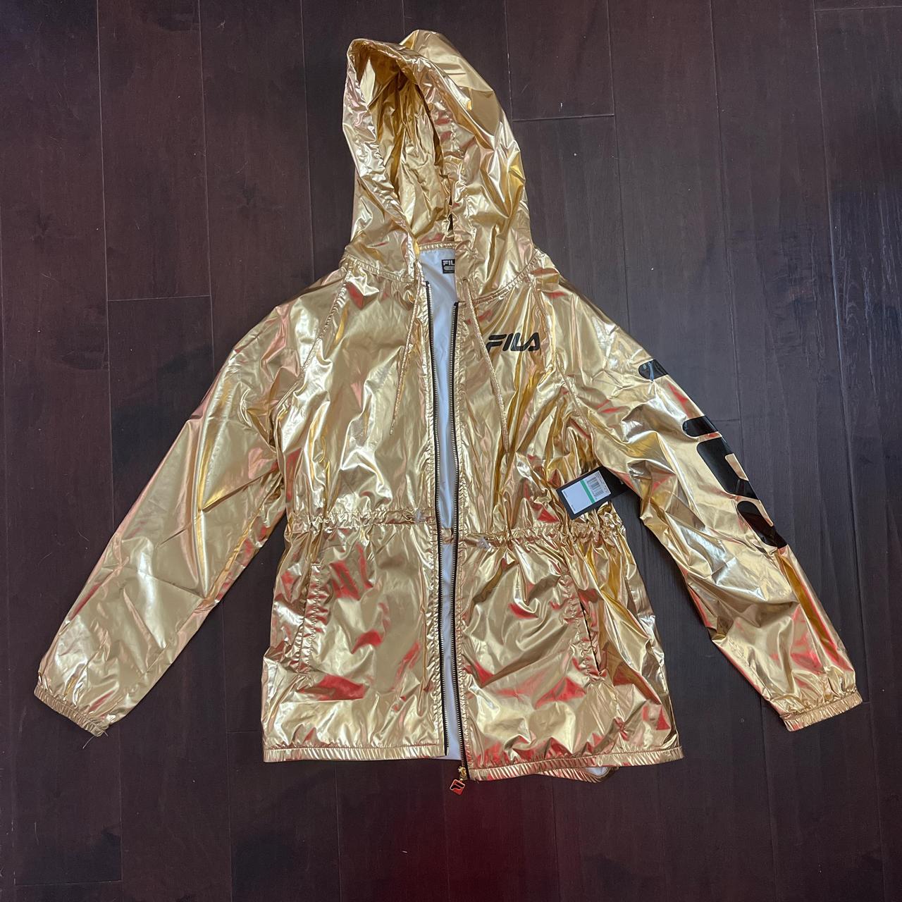 Fila gold jacket. Thin windbreaker type material