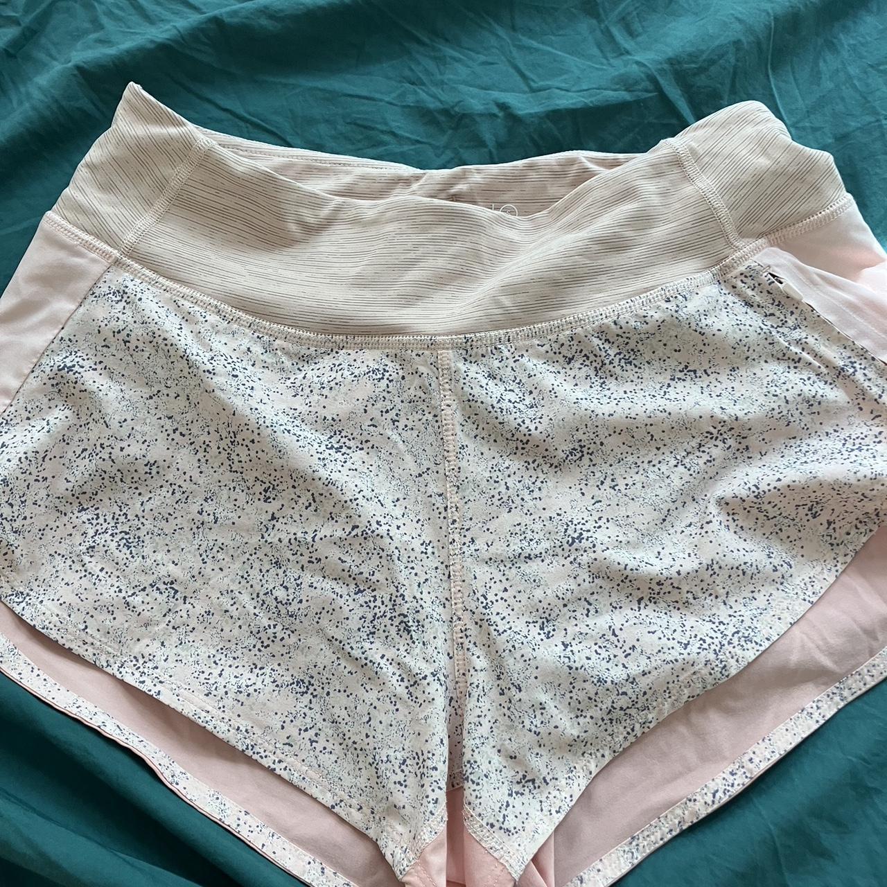 Outdoor voices pink lined running shorts. Size... - Depop