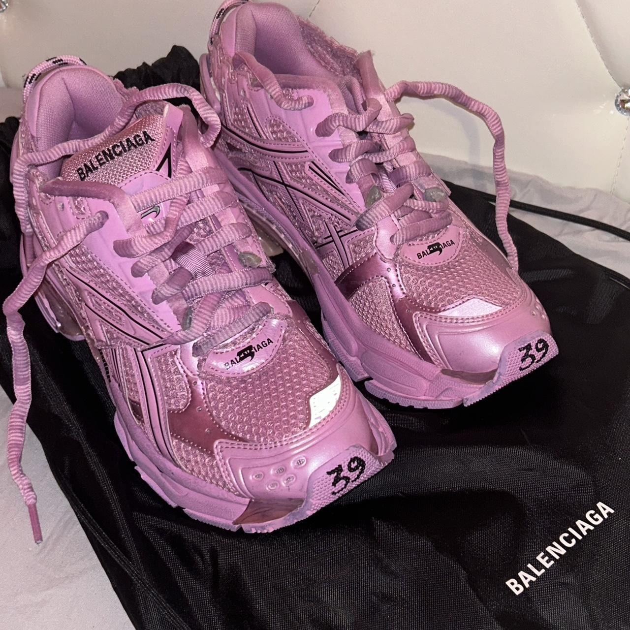 balenciagas pink and black