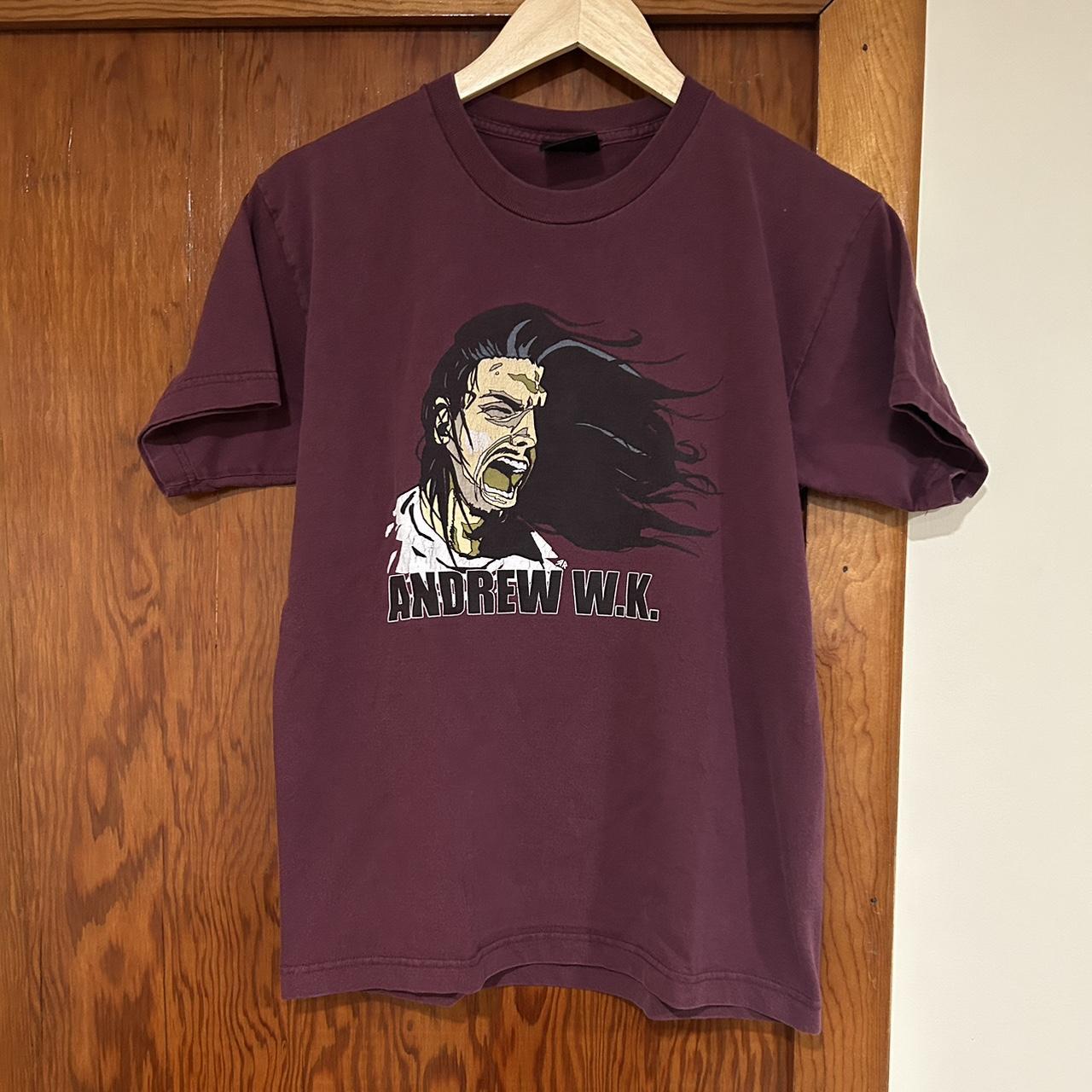 andrew wk t shirt